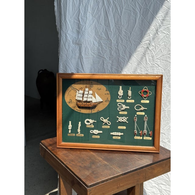 Diorama Frame of Boats and Knots For Sale - Image 13 of 18