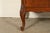Romweber French Provincial Louis XV Carved Walnut and Burl Wood Breakfront Bookcase Cabinet, Circa 1930s For Sale - Image 14 of 18