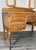 Vintage French Louis Style Oak Dressing Table with Mirror For Sale - Image 3 of 14