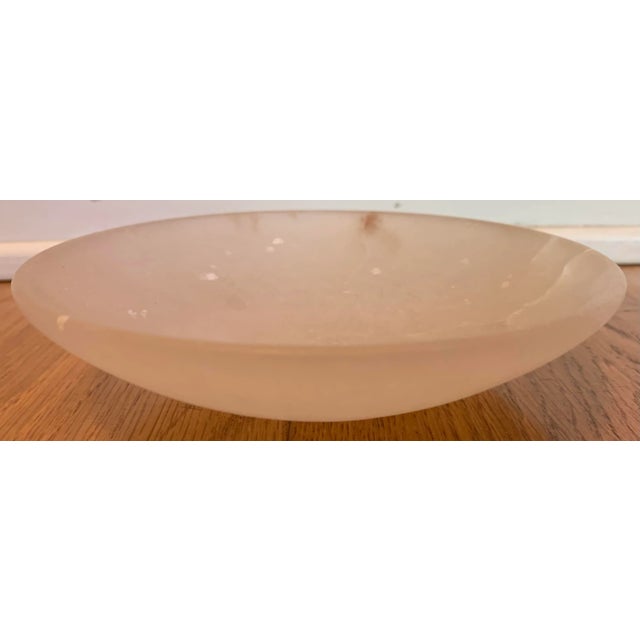 Mid-Century Modern Mid 20th Century Alabaster Plate For Sale - Image 3 of 6