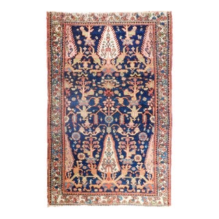 Antique Persian Bakhtiyar Rug. 4'9"x 3'3" For Sale