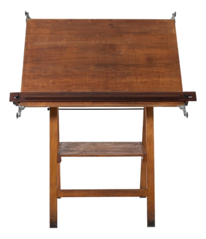 Vintage Industrial Drafting Table, 1950s
