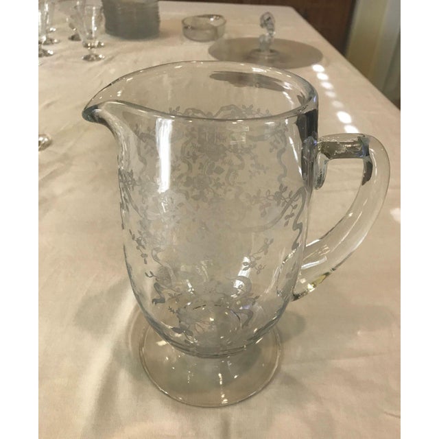 Vintage Romance Crystal Dinnerware Set by Fostoria Set of 40 Chairish