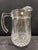 Late 20th Century Late Twentieth Century Cristal D’Arques Lead Crystal Pitcher and Four Wine Glasses in the Longchamp Pattern For Sale - Image 5 of 10