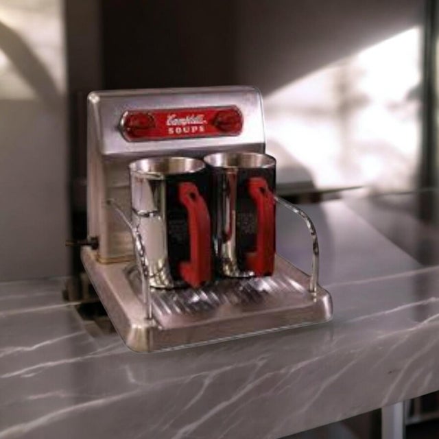 Campbell's Soup warmer, also known as a Campbell's Counter Kitchen Soup Heater. Originally these units were used in diners...