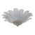 21st Century Italian Palma Clear Graniglia Murano Glass Flush Mount by Fabio LTD For Sale