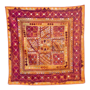 Royal Antique Silk Kutch Wall Tapestry