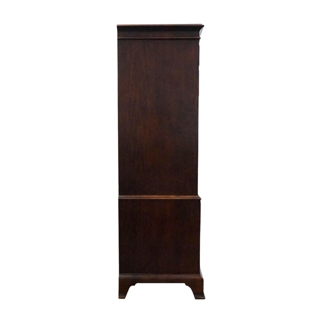 Century Furniture Solid Mahogany Traditional Style 42" Chest on Chest For Sale - Image 12 of 12