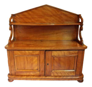 Mid 19th Century English Birch Hanging Cabinet