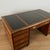Vintage Large Scale Leather Top Campaign Style Partners Desk by Baker For Sale - Image 10 of 18