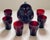 Red 1940s Anchor Hocking “Royal Ruby” Pitcher & Juice Glasses - 7 Pieces For Sale - Image 8 of 12