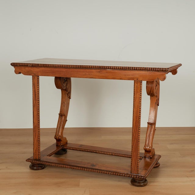 Antique Anglo Indian Teak Console Table For Sale - Image 11 of 16