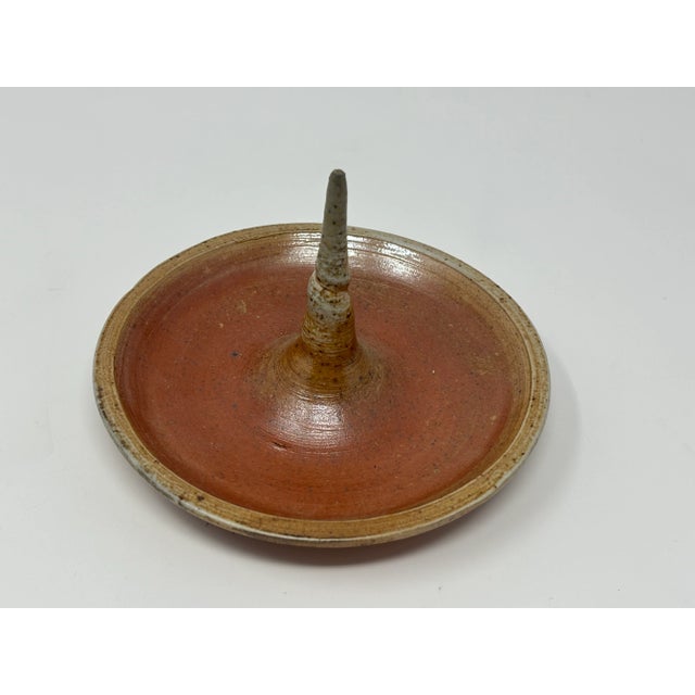 Boho Chic Hand Crafted Ceramic Ring Holder Dish Us Made Pottery For Sale - Image 3 of 7
