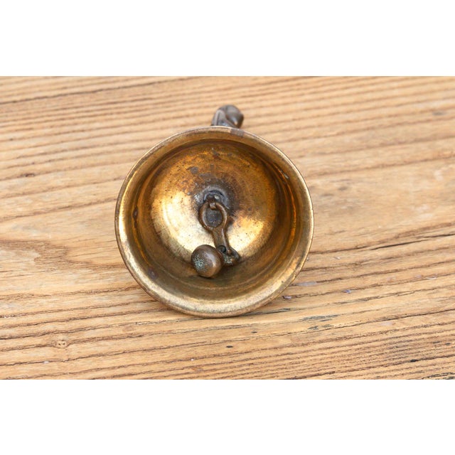 Antique Garuda Altar Bronze Hand Bell For Sale - Image 9 of 10