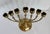 Metal 1960s Brass Rosebud Menorah With Adjustable Rotating Branches For Sale - Image 7 of 8