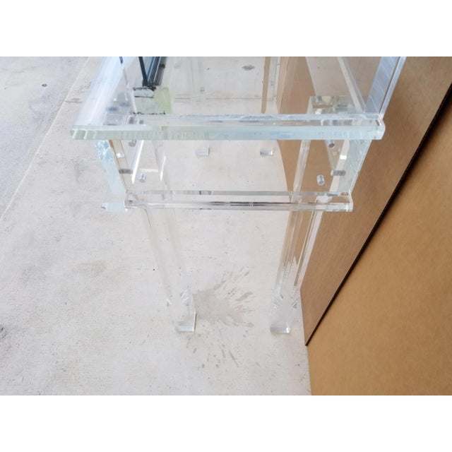 Lucite Bar Display Case Cabinet Etagere Custom Made For Sale In Miami - Image 6 of 7