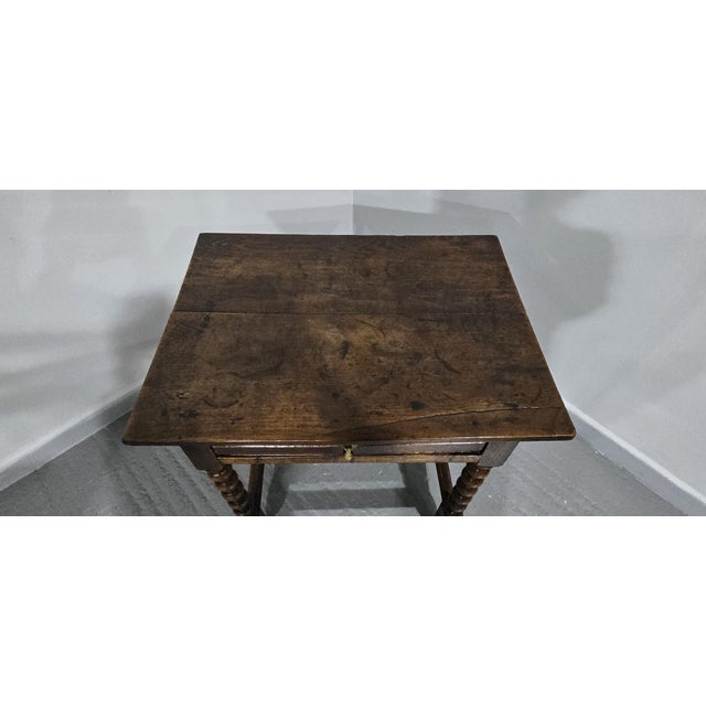 17th Century Oak Side Table, 1650s For Sale - Image 5 of 9