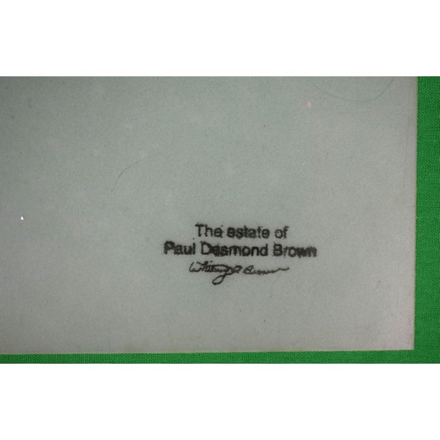 Traditional Paul Brown Polo Pencil on Acetate Drawing 7 For Sale - Image 3 of 4