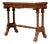 Aesthetic Movement Architectural Figured Mahogany Console / Card Table from William Walker & Sons, London, 1870s For Sale