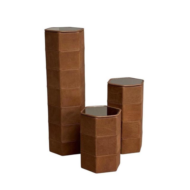 Vintage Pedestals from de Sede, 1970s, Set of 3 For Sale - Image 12 of 12