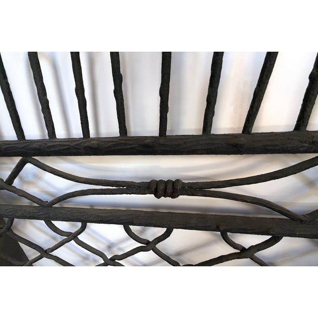 Antique French Wrought Iron Gate For Sale - Image 16 of 16