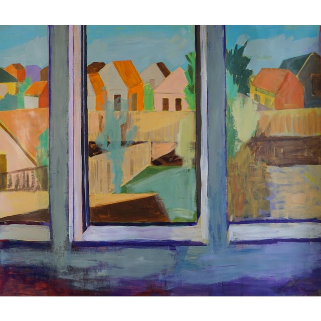 "Inside Looking Out" This is another view out my studio window. This time you see the inside of the window frame. I like...