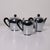 Bombè Coffee Maker and Milk Jug by Alfra Alessi, Italy, 1940s, Set of 3 For Sale - Image 4 of 12