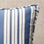 This pillow features Markie Stripe by Mark D. Sikes for Schumacher with a self welt finish. A fresh take on a traditional...