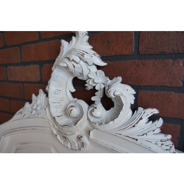 Early 20th Century Antique French Rococo Full/Queen Headboard For Sale - Image 5 of 9