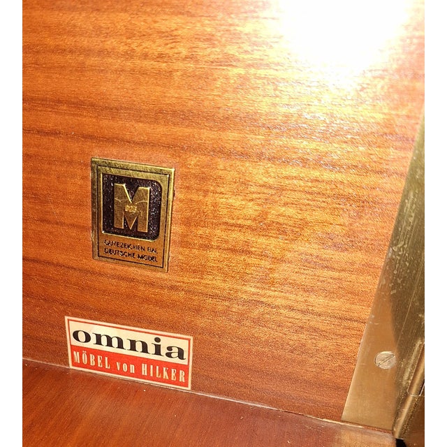 Black German Teak Omnia Shelf from Hilker, 1960s For Sale - Image 8 of 12