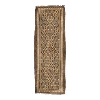 Early 20th Century Qazvin Kilim For Sale