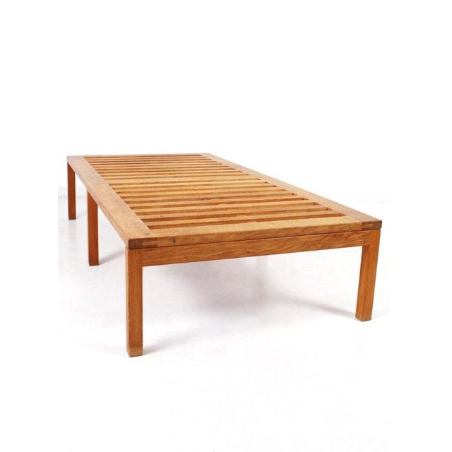 Brown Bench AT-18 by Hans J Wegner for Andreas Tuck, Denmark, 1960s For Sale - Image 8 of 9