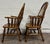 Wood Vintage Barnard & Simonds Windsor Style Solid Wood Hoop Back Arm Chairs - Pair For Sale - Image 7 of 8