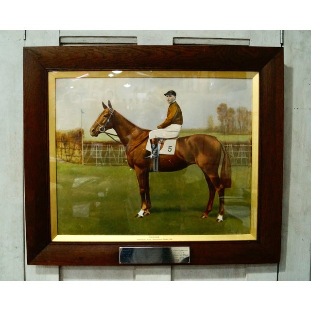 Residue, Sandown Park Imperial Cup, Oak Frame For Sale - Image 9 of 10