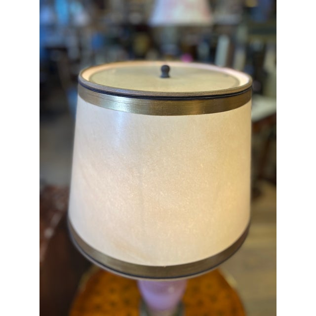 Late 19th Century Pair of Late 19th Century French Opaline Lamps For Sale - Image 5 of 8