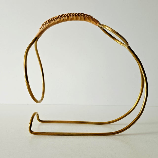 Bottle Holder in the style of Carl Auböck, Austria, 1950s For Sale - Image 16 of 18