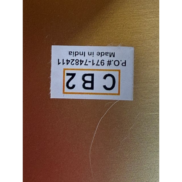 Gold Vintage Post Modern Cb2 Side Tables by Kaiser Newman - A Pair For Sale - Image 8 of 15