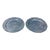 Vintage Italian Pewter Charger Plate- A Pair For Sale