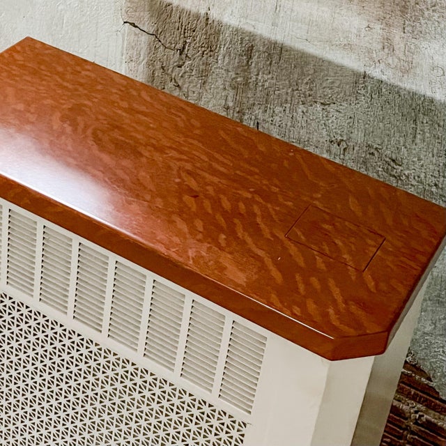 1910s Antique Metal Radiator Cover From a 1910 Prairie Style House For Sale - Image 5 of 11