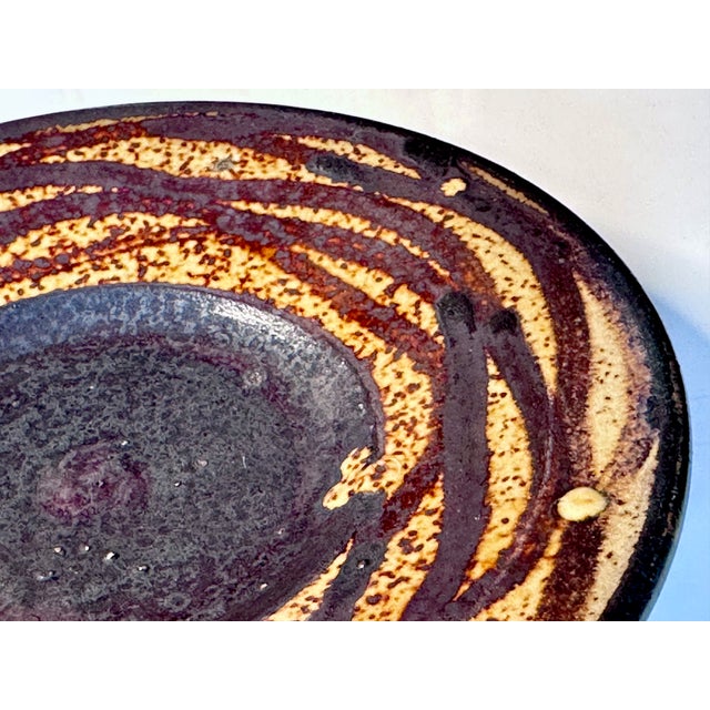 Beige Modernist Studio Ceramic Art Piece Cup and Saucer by Helma Klett, Germany, 1970s, Set of 2 For Sale - Image 8 of 11