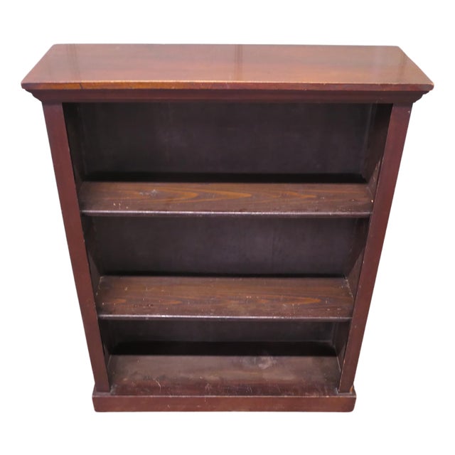 Victorian Open Bookcase in Mahogany For Sale