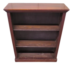 Victorian Open Bookcase in Mahogany