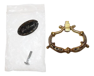French Gold-Plated Bronze Drawer Pull