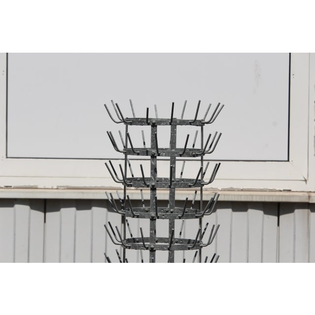Metal Rack with Hooks, 1970s For Sale - Image 12 of 15