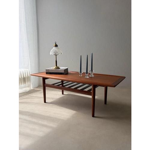 Teak Coffee Table by Grete Jalk for Glostrup Møbelfabrik, 1960s For Sale - Image 5 of 17
