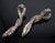 Contemporary 1970s Milor Sterling Silver Braided Bracelet and Earrings Set, 3 Pieces For Sale - Image 3 of 5