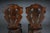 Antique Plank Chairs with Grotesque Decorations, Germany, 19th Century, Set of 2 For Sale - Image 9 of 18
