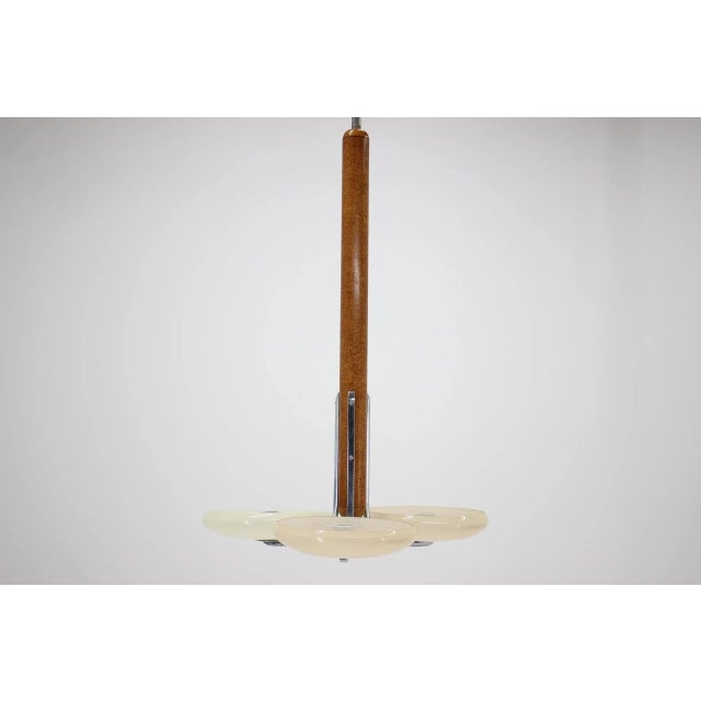 Art Deco Pendant Lamp by Jindrich Halabala for Up Závody, 1930s For Sale - Image 6 of 7