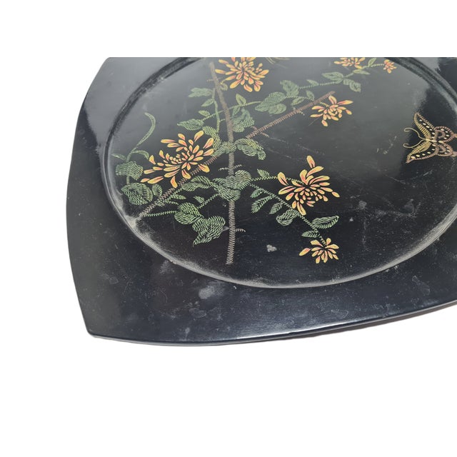 Japanese Lacquerware Tray, 1950s For Sale - Image 11 of 18