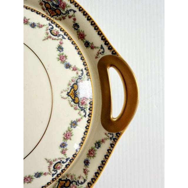 Mid 20th Century Theodore Haviland Dora Covered Vegetable Serving Dish Bowl Floral Limoges France For Sale - Image 10 of 15